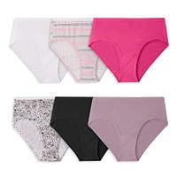 Culottes taille basse en coton Fruit of the Loom pour dames