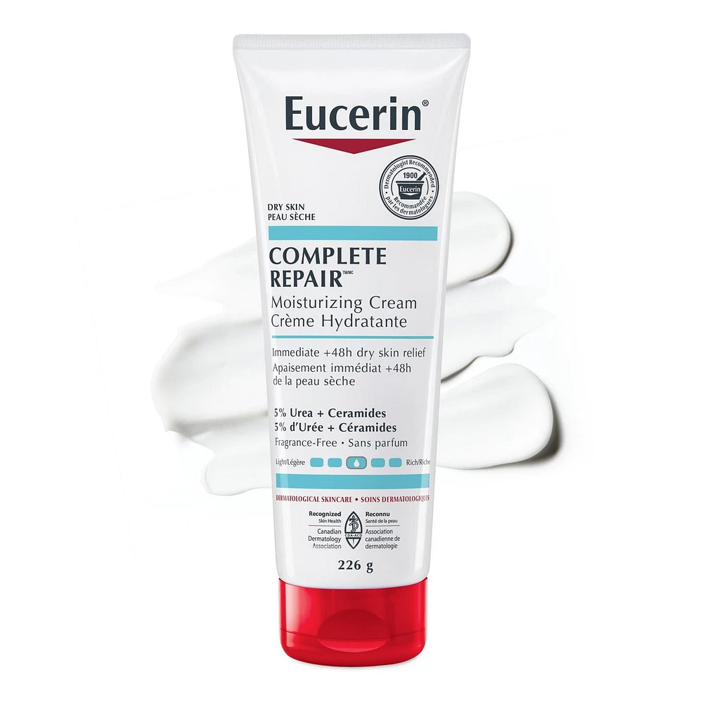 EUCERIN Complete Repair Moisturizing Cream for Dry to Very Dry Skin | Face & Body, 226g, 226g Tube