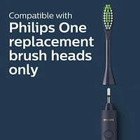 Philips One by Sonicare Midnight Battery Toothbrush with Free Travel Bag