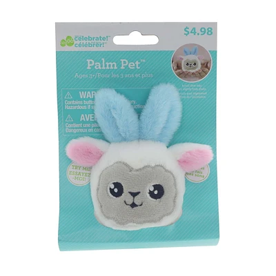 Way to Celebrate Palm Pet Easter Lamb Plush with Electronic Sound