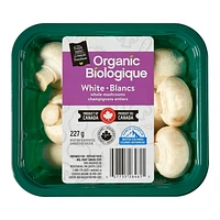 Your Fresh Market Organic White Whole Mushrooms, 227 g