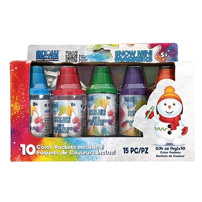 Mini Snow Markers 5 Assorted Colors