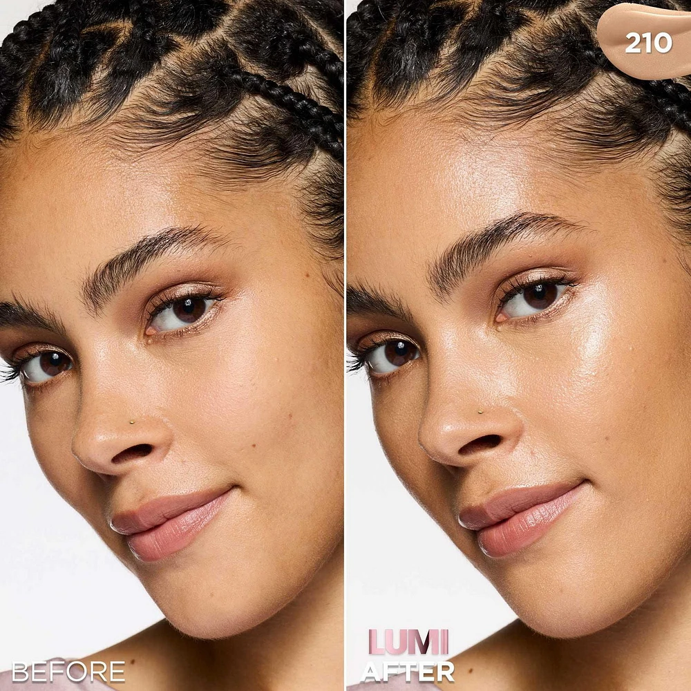 L'Oréal Paris Lumi Le Glow Tint, Skin Tint Foundation, Radiant Illuminating Lightweight Liquid Foundation