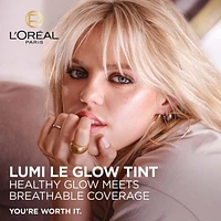 L'Oréal Paris Lumi Le Glow Tint, Skin Tint Foundation, Radiant Illuminating Lightweight Liquid Foundation