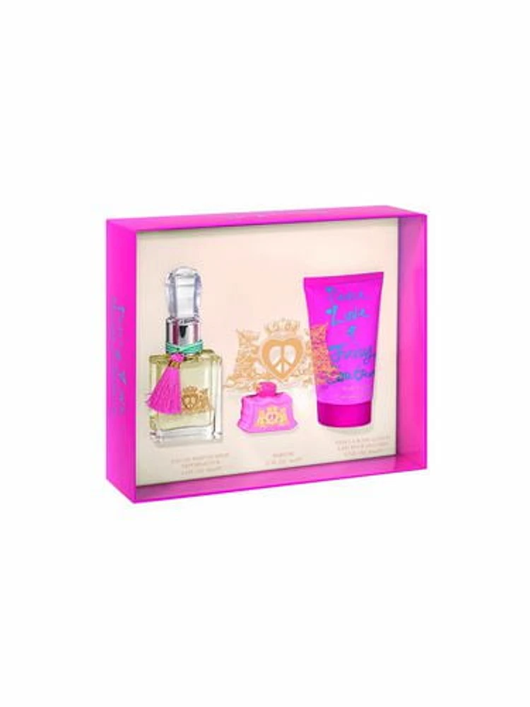 Peace Love & Juicy Couture 3 Piece Gift Set
