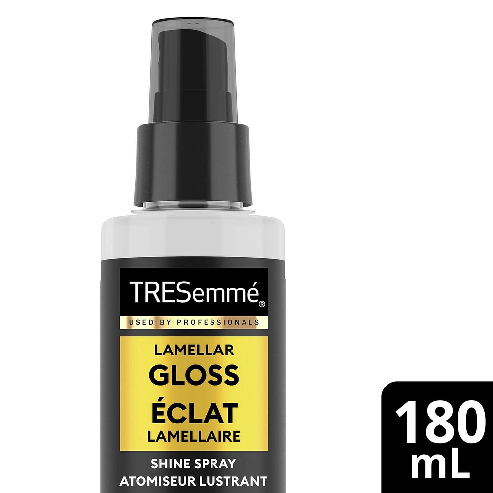 TRESemmé  Shine Spray  Lamellar Gloss for Lasting Brilliance and High Definition Finish