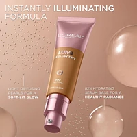 L'Oréal Paris Lumi Le Glow Tint, Skin Tint Foundation, Radiant Illuminating Lightweight Liquid Foundation