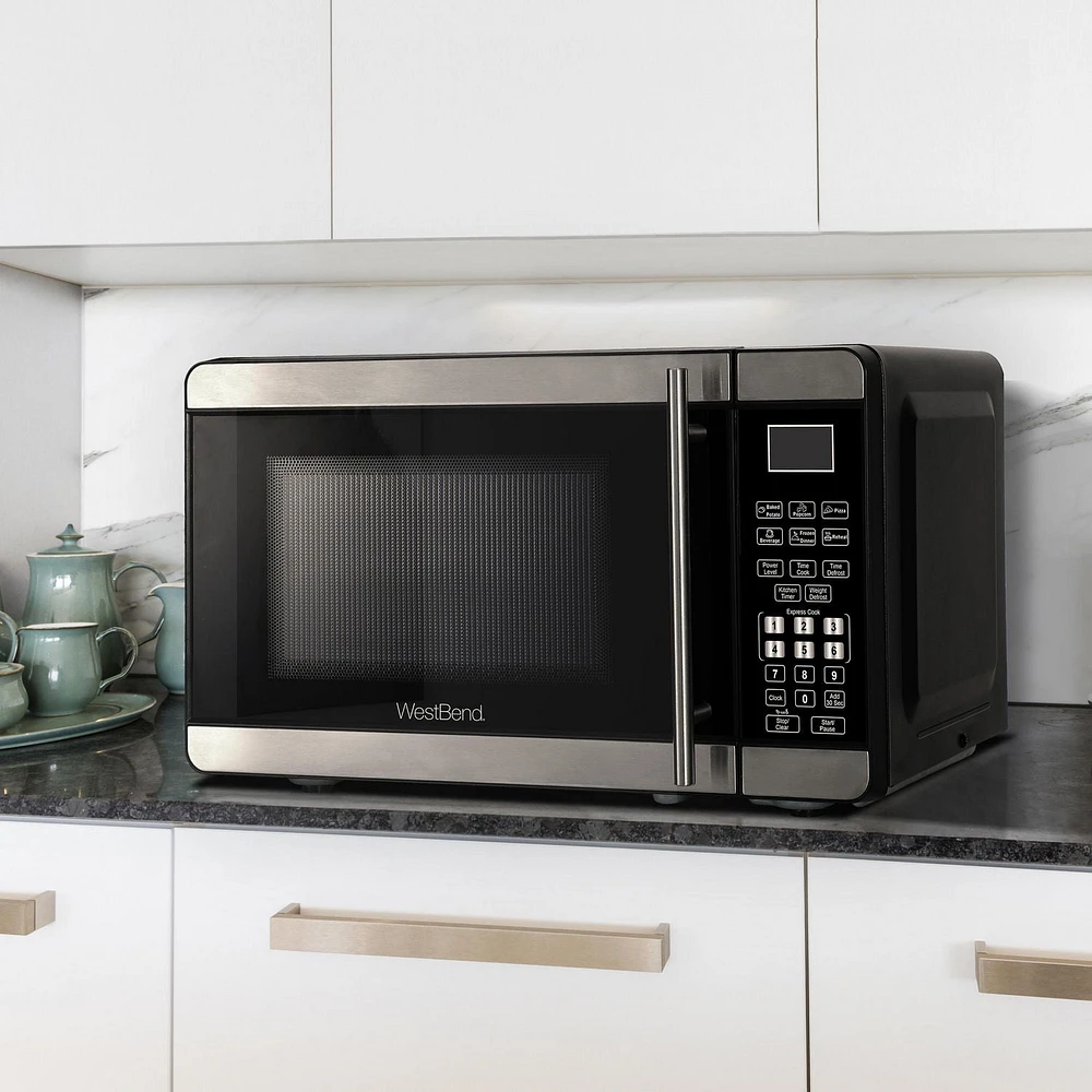 West Bend 0.7 cu. ft. Microwave Oven, in Stainless Steel (WBMW71S)