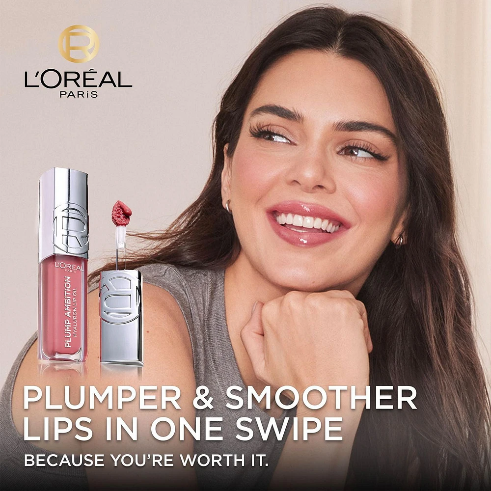 L’Oreal Paris Plump Ambition Lip gloss, Huile à Lèvres Teintée