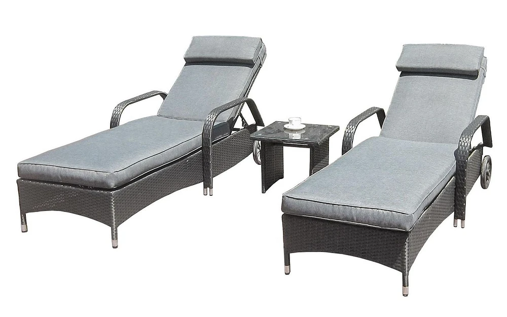 3 Piece Lounger Set