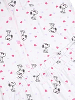 Peanuts Ladies Notch Collar & Short Pajama Set - Online Exclusive
