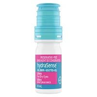 hydraSense Ultra Eye Gel Drops, For Dry Eyes, Preservative Free, 10 mL