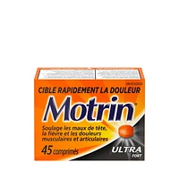 Motrin Super Strength Pain Relief Ibuprofen 400 mg Tablets