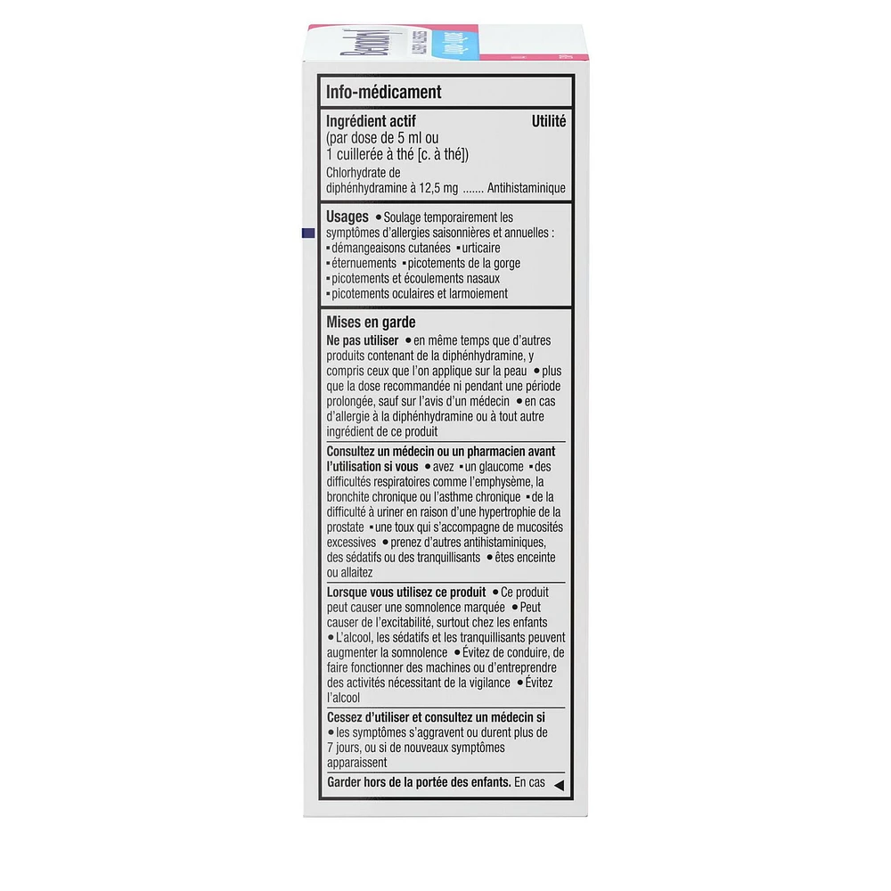 Benadryl Allergy Medicine Liquid, 100 mL