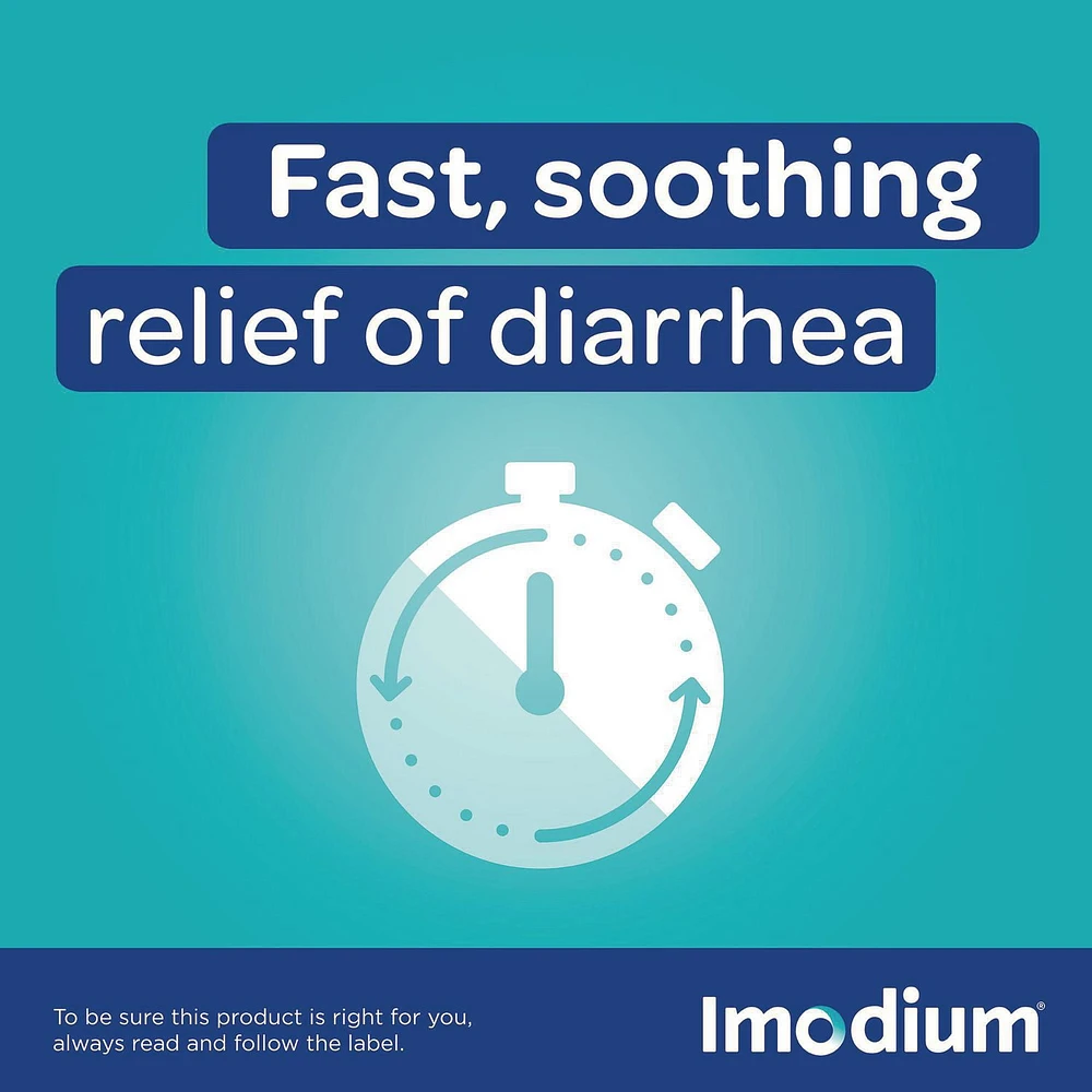 Imodium Diarrhea Relief, Liqui-Gels, 24 Count