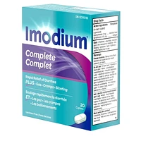 Imodium Diarrhea Relief, Quick-Dissolve Tablets, 20 Count