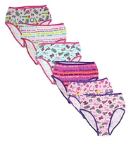 Jojo Siwa Girl`s 6 pack of hipser style underwear.