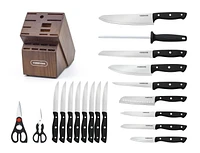 Farberware 20-Piece Stamped Knife Block Set