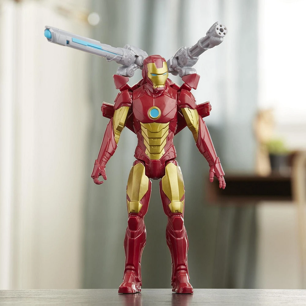 Marvel Avengers Titan Hero Series Blast Gear Iron Man Action