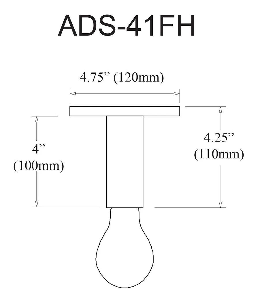 Flushmount Adams