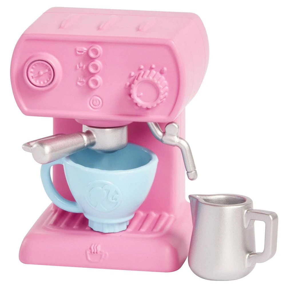 Barbie Toys, Chelsea Doll and Accessories Barista Set, Can Be Small Doll