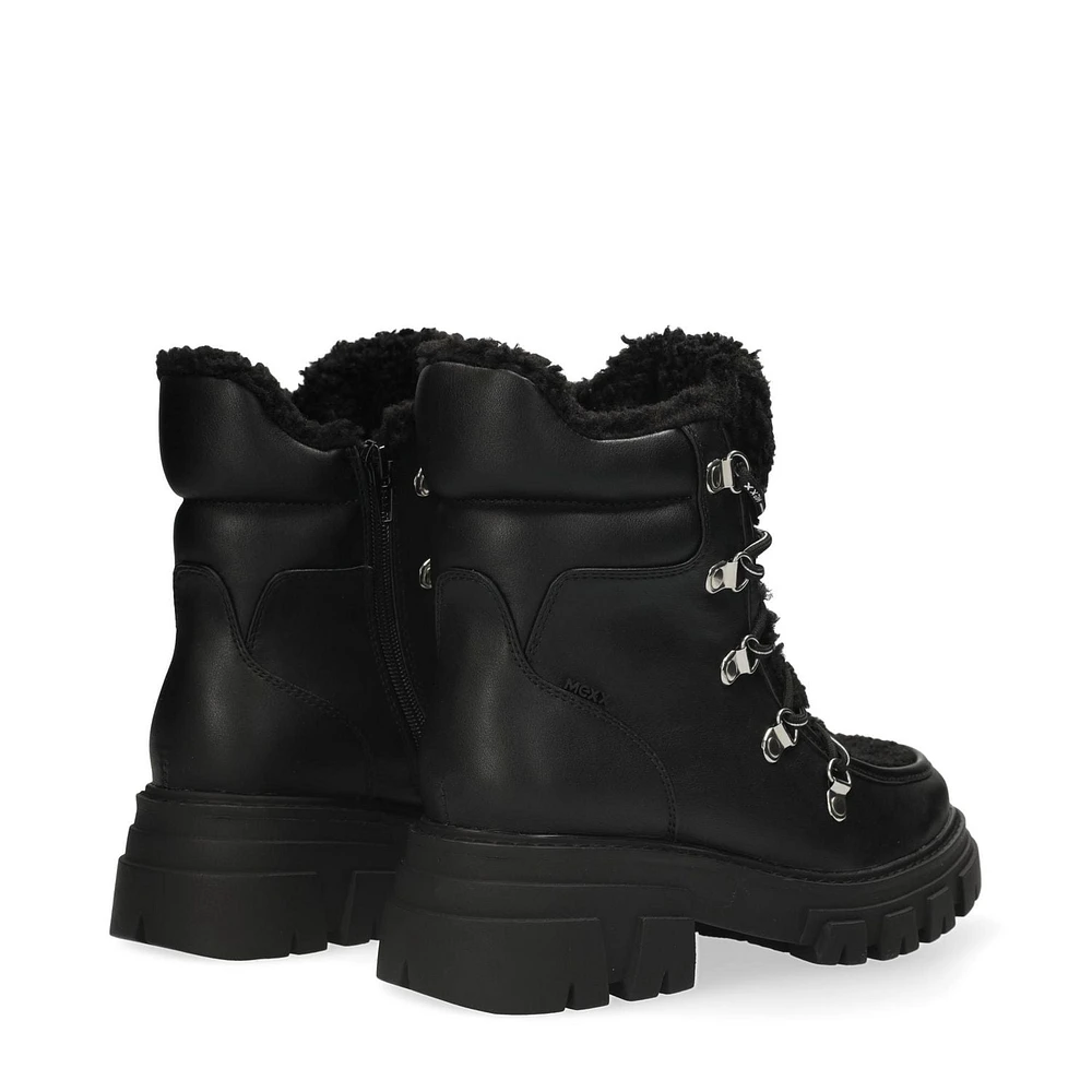 Mexx black boot with fur