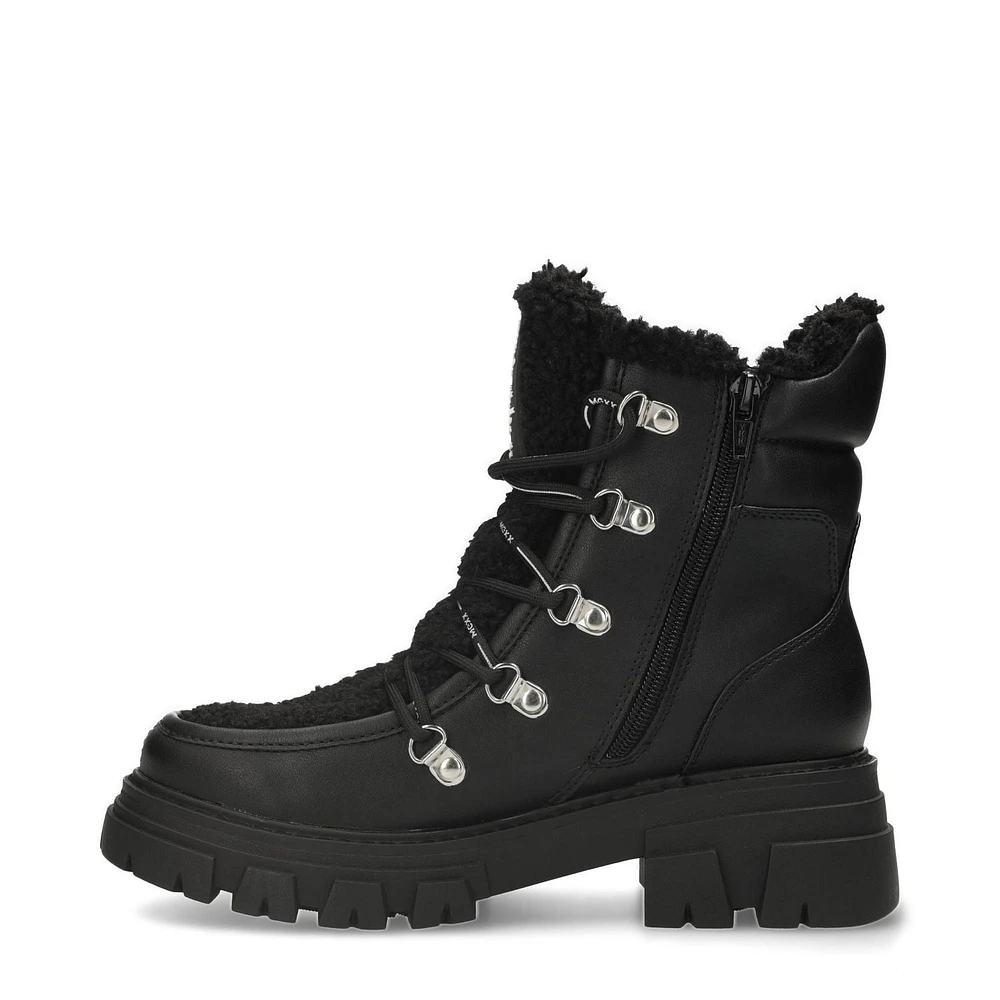 Mexx black boot with fur