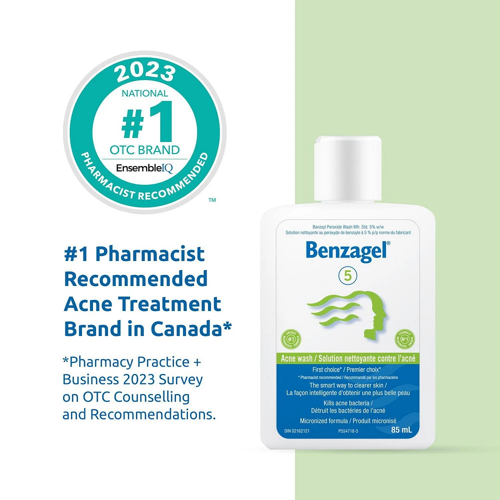 Benzagel Acne Care Wash, 85 mL