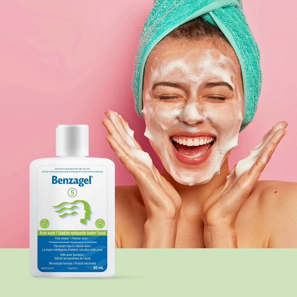 Benzagel Acne Care Wash, 85 mL