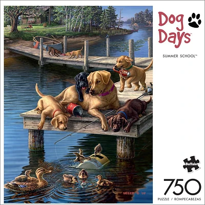 Buffalo Games - Dog Days - Summer School - 750 Piece Jigsaw Puzzle