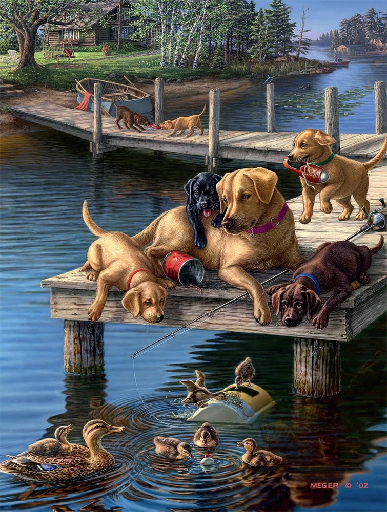 Buffalo Games - Dog Days - Summer School - 750 Piece Jigsaw Puzzle