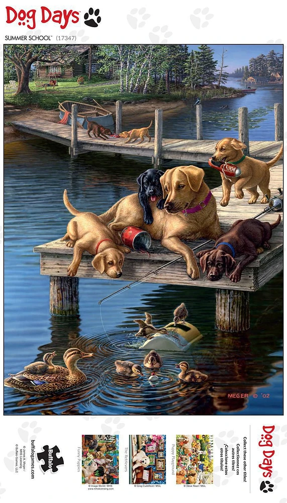 Buffalo Games - Dog Days - Summer School - 750 Piece Jigsaw Puzzle