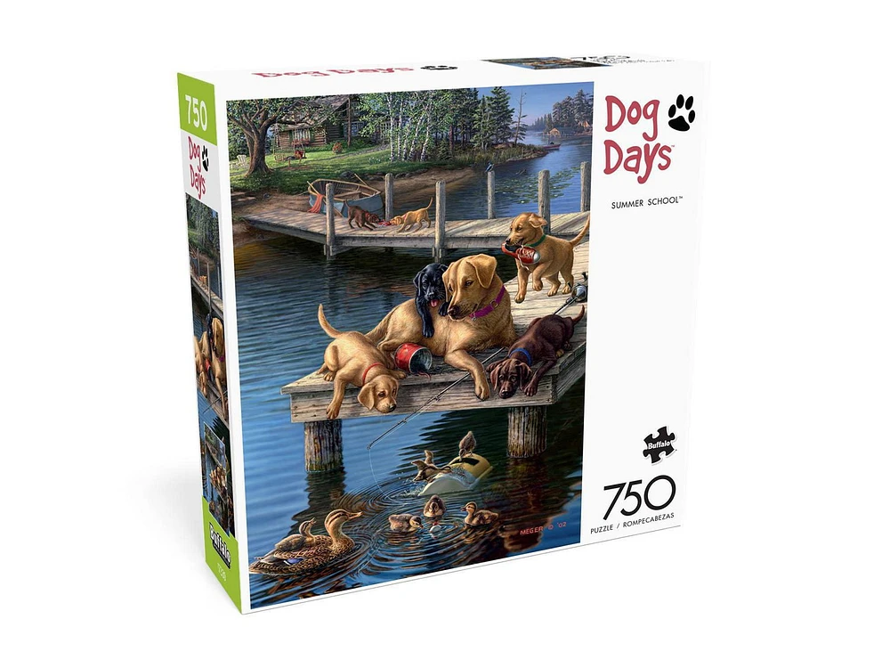 Buffalo Games - Dog Days - Summer School - 750 Piece Jigsaw Puzzle