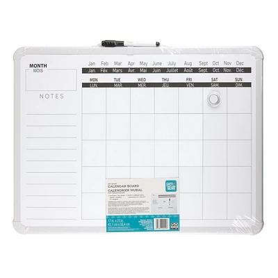 PG 17X23 PLASTIC WHITE CALENDAR