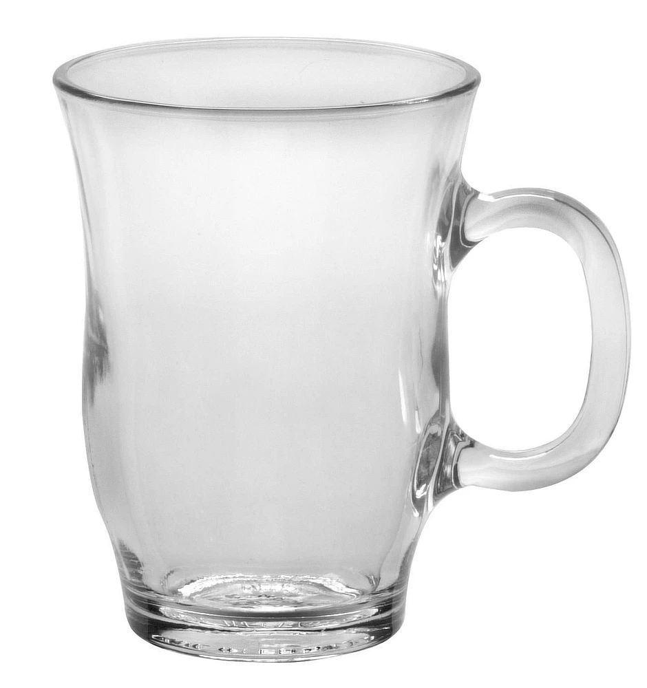 Duralex Eiffel Clear Glass Mug 250 ml Set of 6