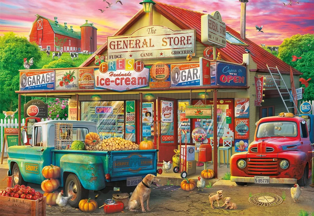 Buffalo Games Two Thousand Piece Collection Country Store 2000 Piece Jigsaw Puzzle