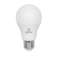 Globe Electric 60W Equivalent Warm White (3000K) A19 Non-Dimmable LED Plastic Light Bulb 4-Pack, E26 Base, 800 Lumens, 30716