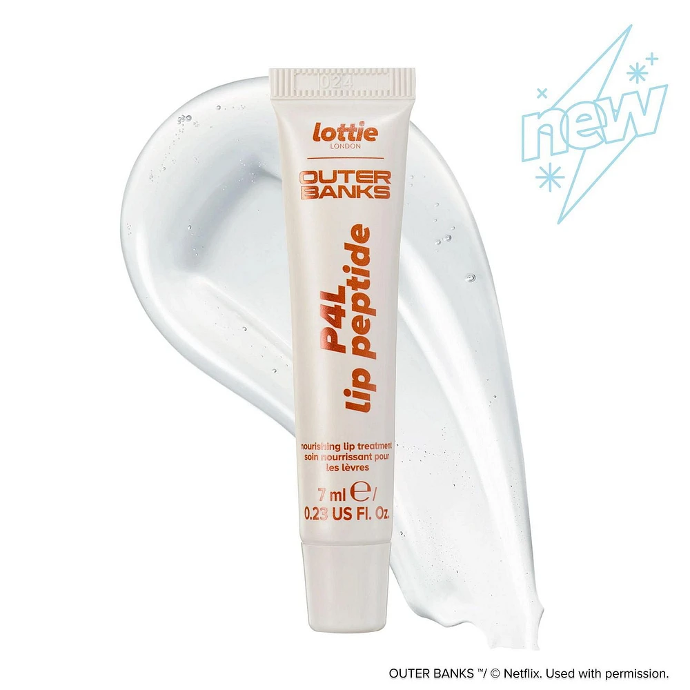 Lottie London - Outer Banks - P4L Lip Peptide - Nourishing Lip Treatment - 0.23 FL OZ, Lottie P4L Lip Peptide