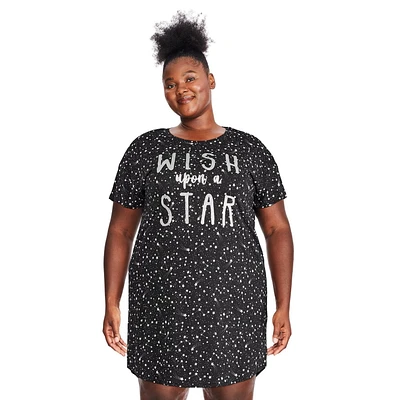 George Plus Women's Crew Neckline Nightshirt