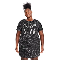 George Plus Women's Crew Neckline Nightshirt