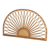 Rattan Wall-Mounted Headboard Delicate Flower from the collection Balka South Shore