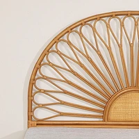 Rattan Wall-Mounted Headboard Delicate Flower from the collection Balka South Shore