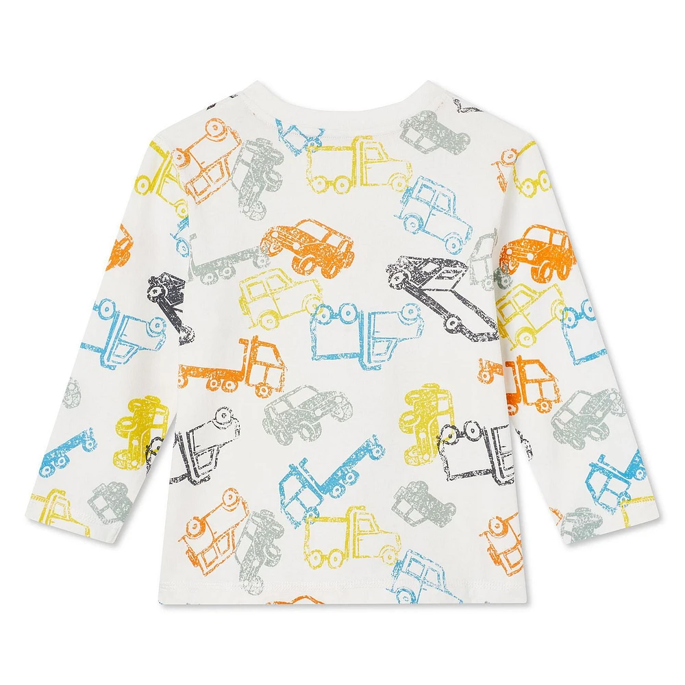 T-shirt à manches longues George pour petits garçons Tailles 2T-5T