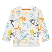 George Toddler Boys' Long Sleeve Tee, Sizes 2T-5T