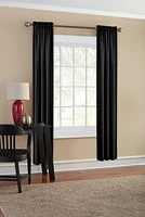 Mainstays Solid Color Room Darkening Rod Pocket Curtain Panel Pair