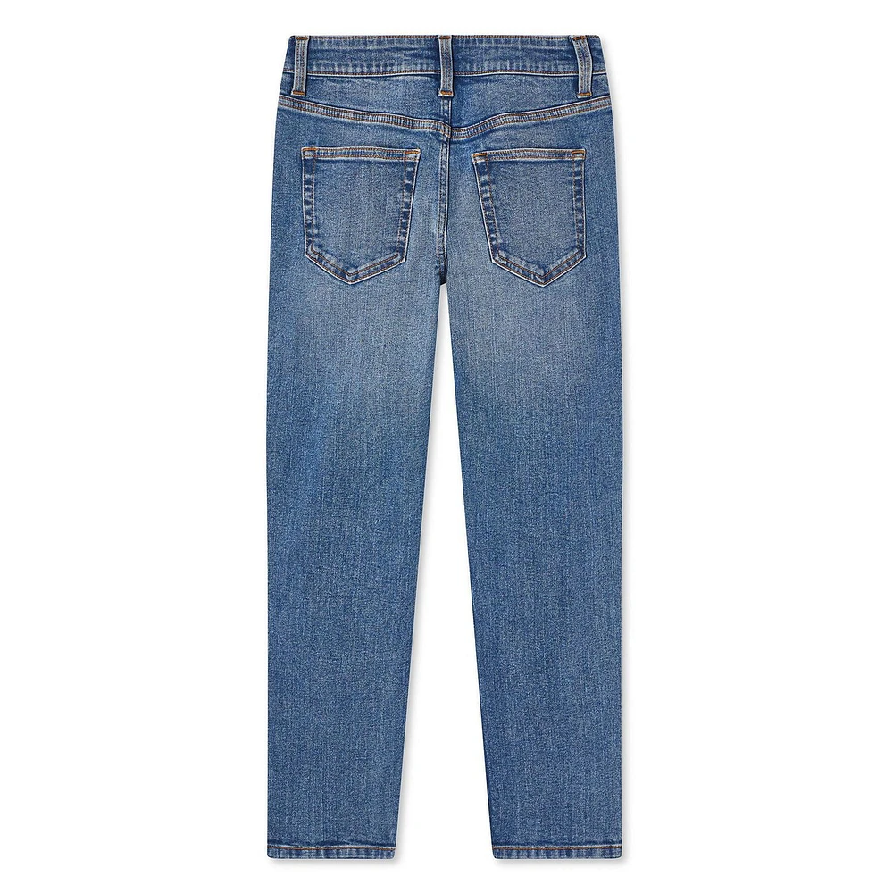 Pantalon fuseau en denim George pour garçons Tailles 4-16