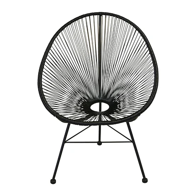 Plata Décor Import - Acapulco kids chair in black