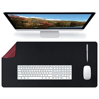 DUAL-SIDED DESK MAT, 23.6*11.8*0.07inch, black/red