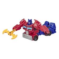 Transformers Toys Cyberverse Action Attackers Scout Class Optimus Prime Action Figure