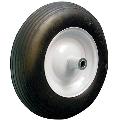 Laser Flat Free Wheelbarrow Tire - Size: 480 x 400 x 8